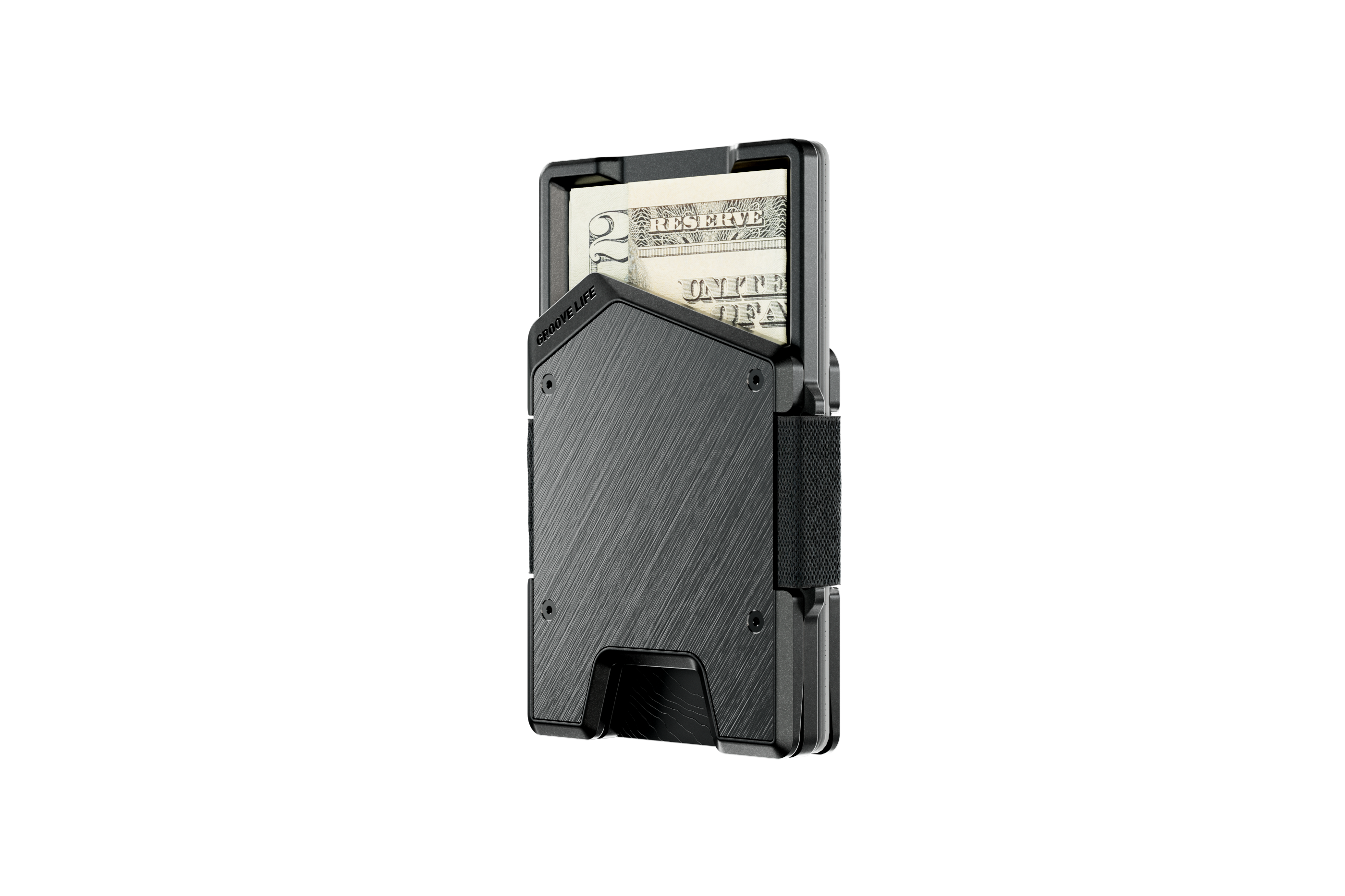 Groove Wallet® Stealth - Gun Metal View 1